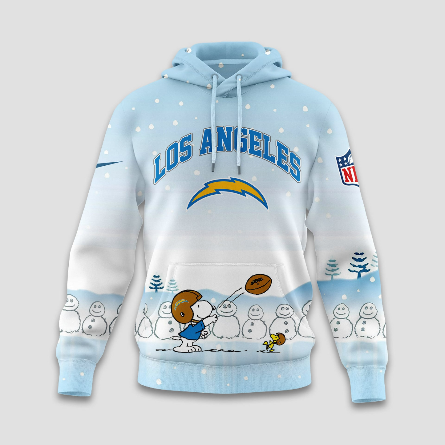 Premium NFL LAC x Peanuts Snow Day Hoodie V3 NMD TTV