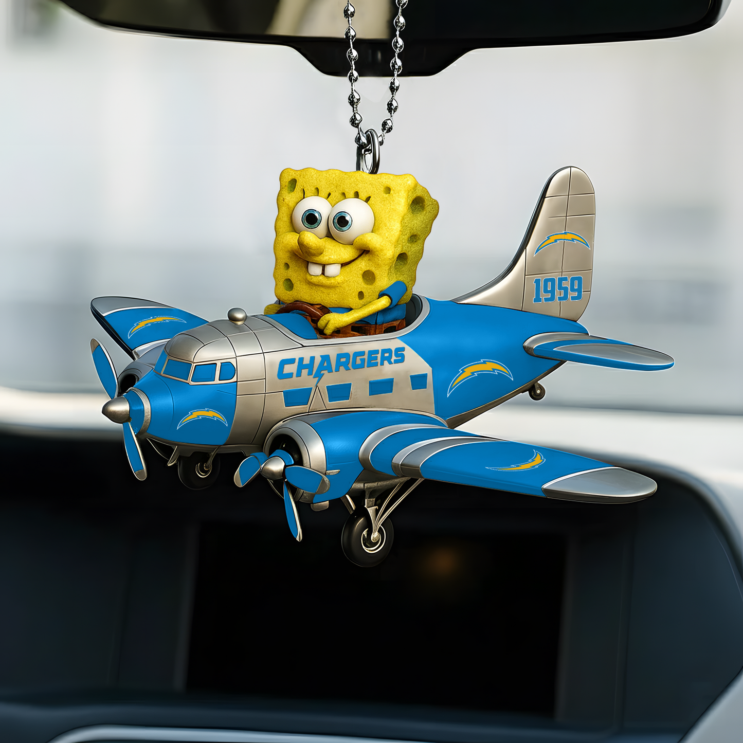Premium NFL LAC x SPO Car Ornament V1 DATND TANTD