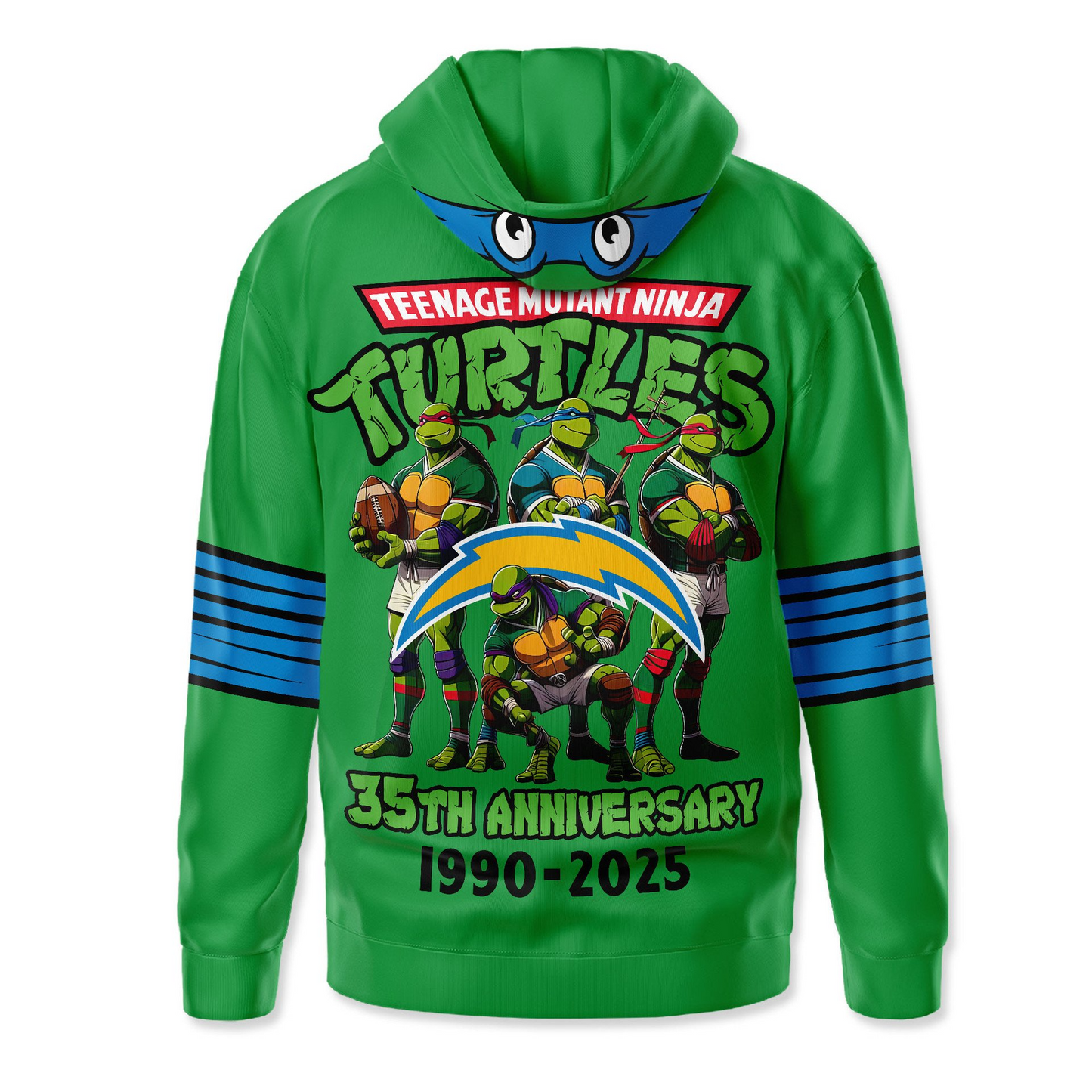 Premium NFL LAC x TMNT 35th Anniversary Hoodie V1 NMD TTV