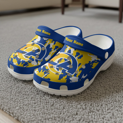 Premium NFL LAR Camo CLogs V1 NMD TTV