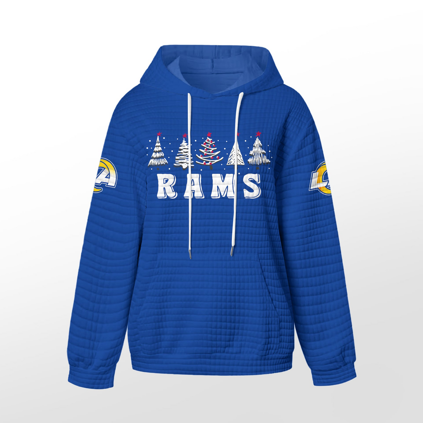 Premium NFL LAR Christmas Waffele Hoodie V1 NMD 261125 TTV