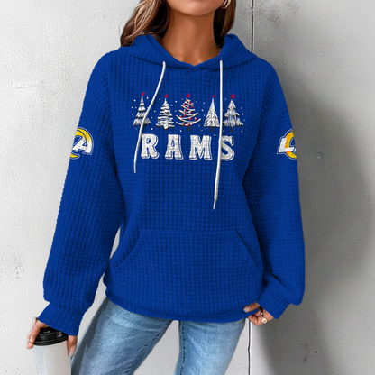 Premium NFL LAR Christmas Waffele Hoodie V1 NMD 261125 TTV