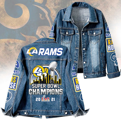 Premium NFL LAR Denim Jacket V1 NMD NHM