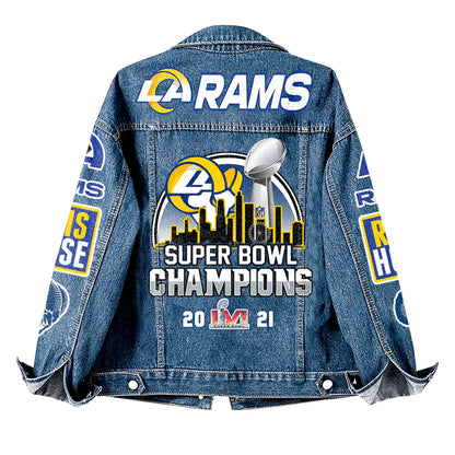 Premium NFL LAR Denim Jacket V1 NMD NHM