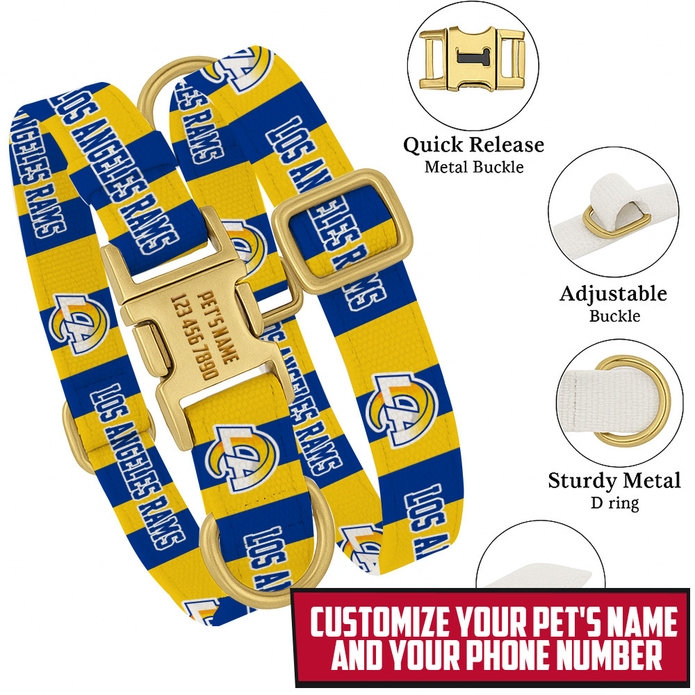Premium NFL LAR Pet Collar V1 NMD TTV