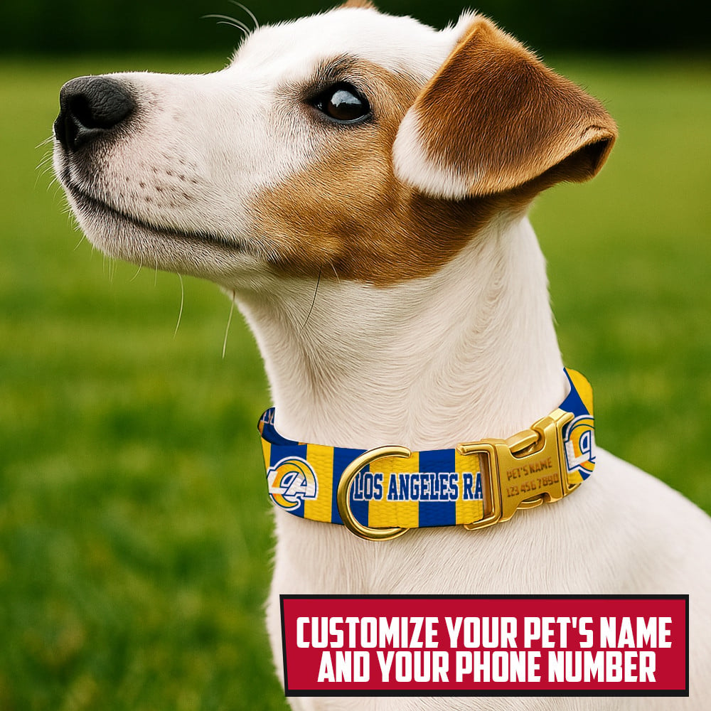 Premium NFL LAR Pet Collar V1 NMD TTV