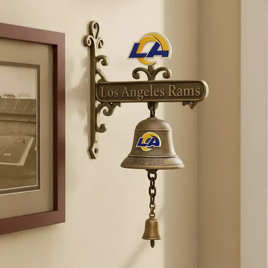Premium NFL LAR Retro Wall-Mounted Metal Doorbell V1 NMD NHM