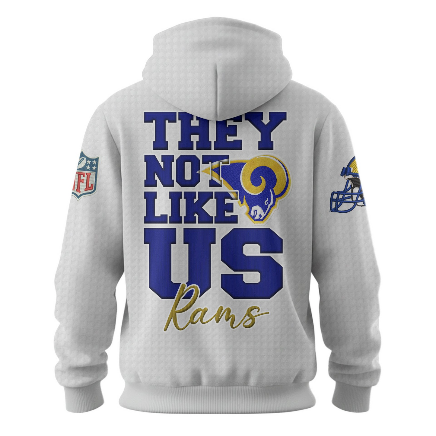 Premium NFL LAR They Not Like Us Hoodie V1 NMD25 TTV