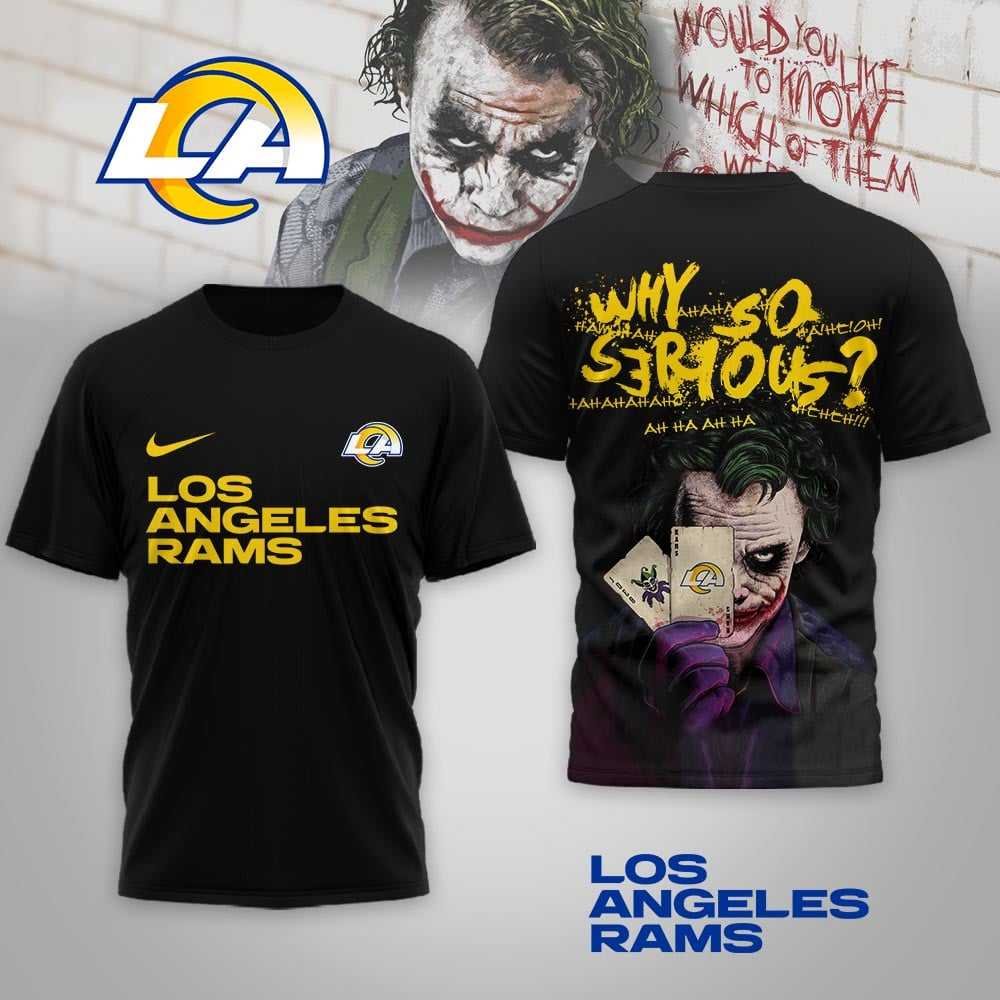 Premium NFL LAR x JOK Why So Serious T-shirt V1 NMD TTV