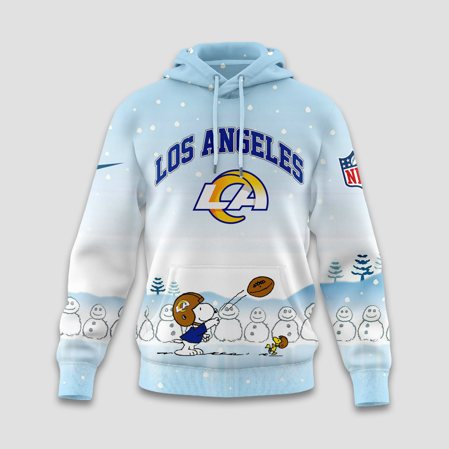 Premium NFL LAR x Peanuts Snow Day Hoodie V3 NMD TTV