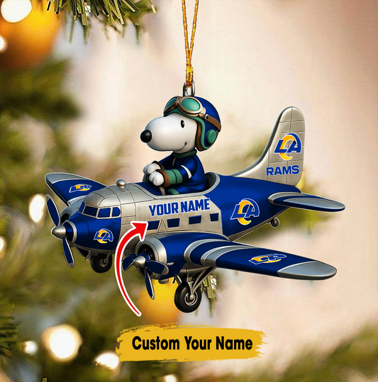 Premium NFL LAR x SNP Christmas Tree Ornament V1 NMD TTV