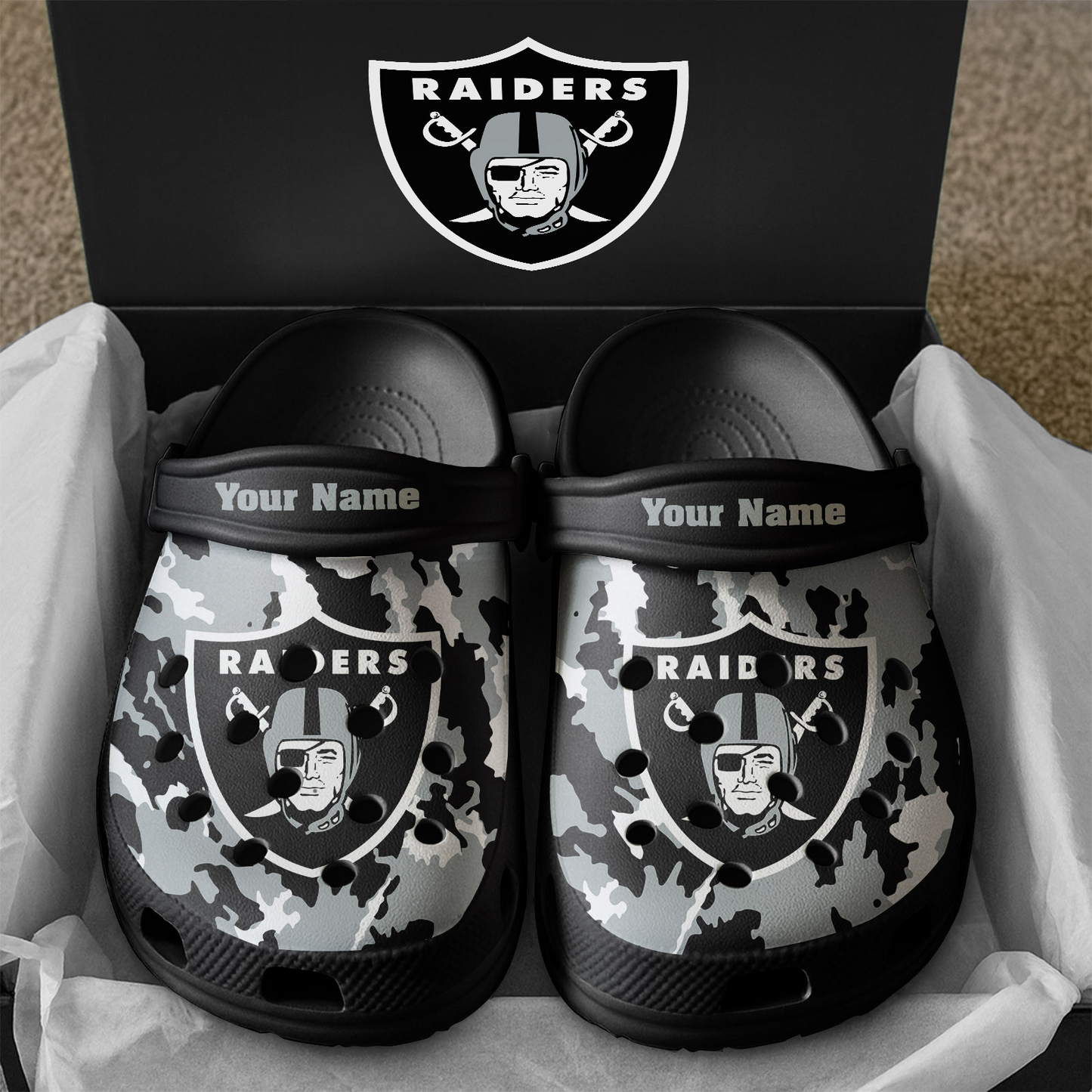 Premium NFL LV Camo CLogs V1 NMD TTV