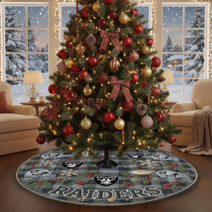Premium NFL LV Christmas Tree Skirt V1 NMD TTV