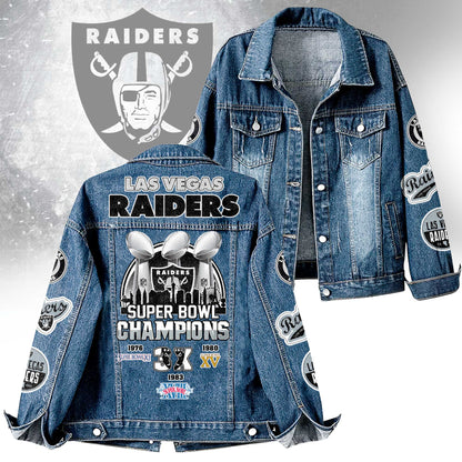 Premium NFL LV Denim Jacket V1 NMD NHM