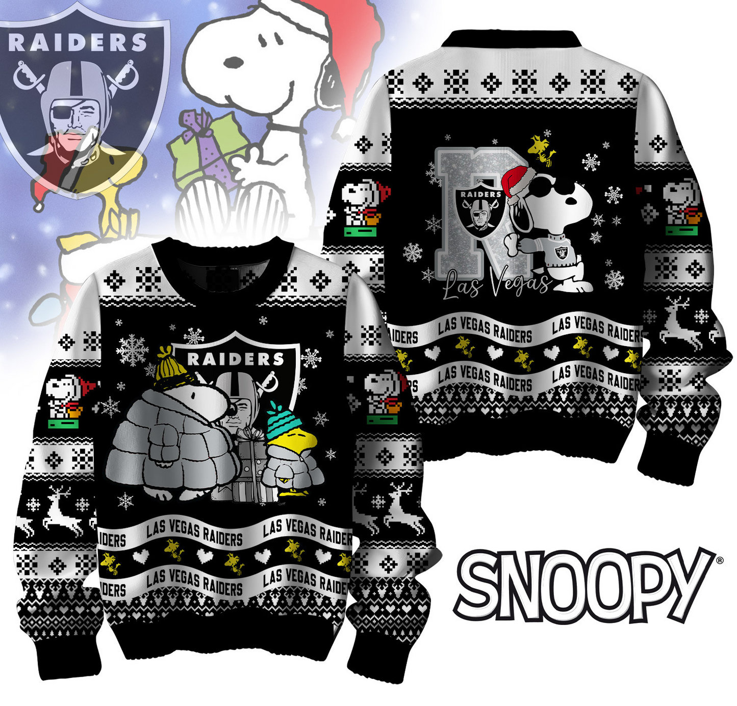 Premium NFL LV x SNP Ugly Sweater V1 NMD TTV