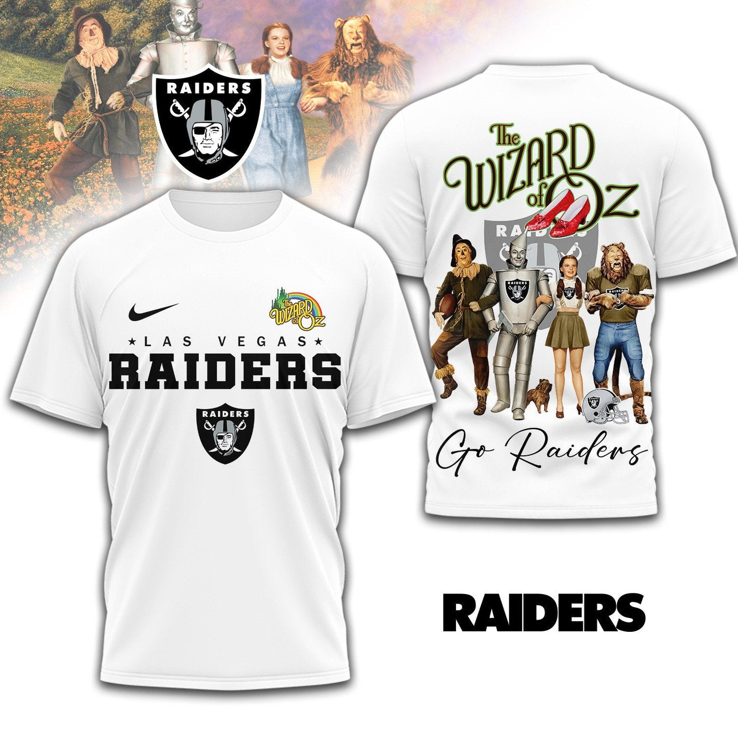 Premium NFL LV x The Wizard Of Oz T-shirt V1 NMD NHM