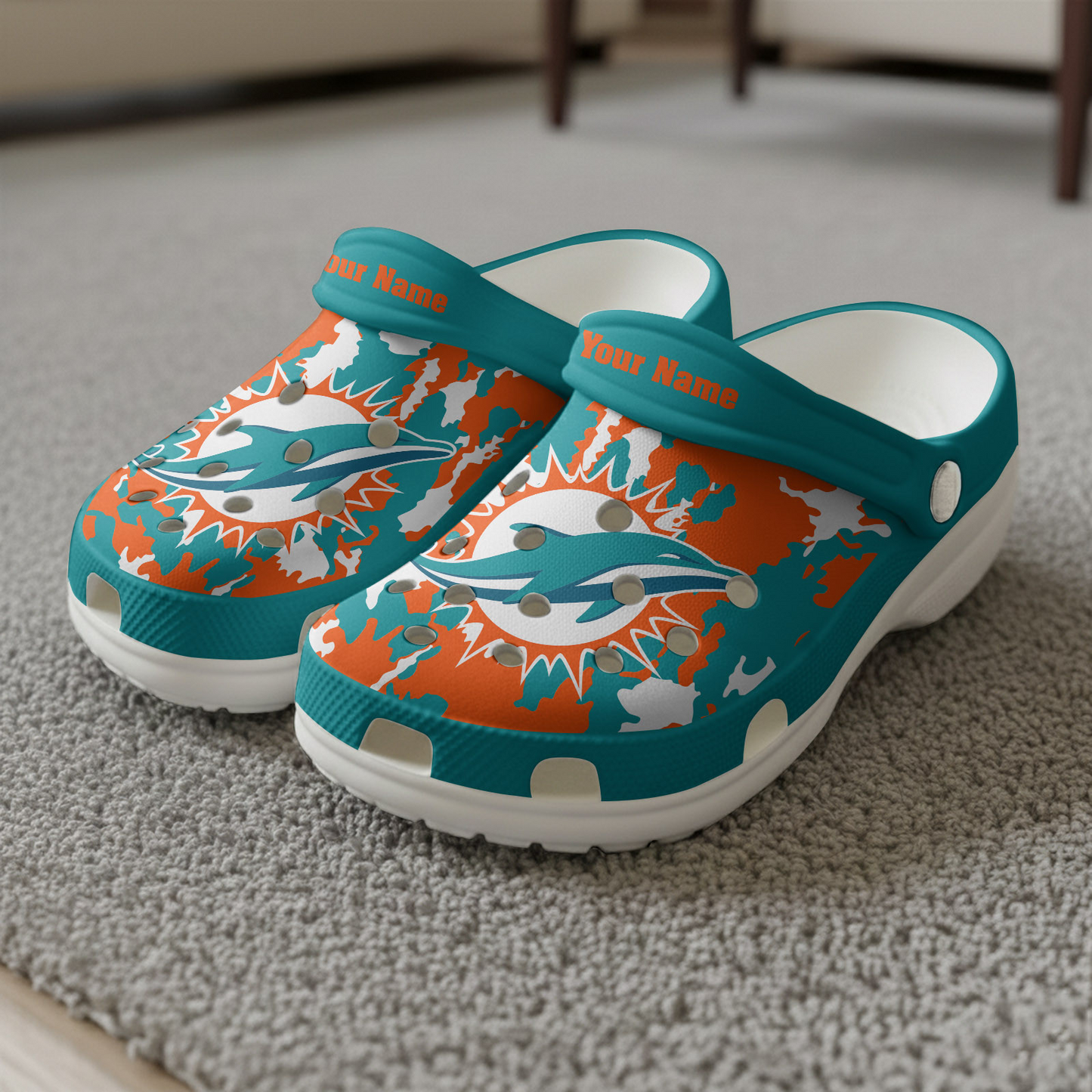 Premium NFL MIA Camo CLogs V1 NMD TTV