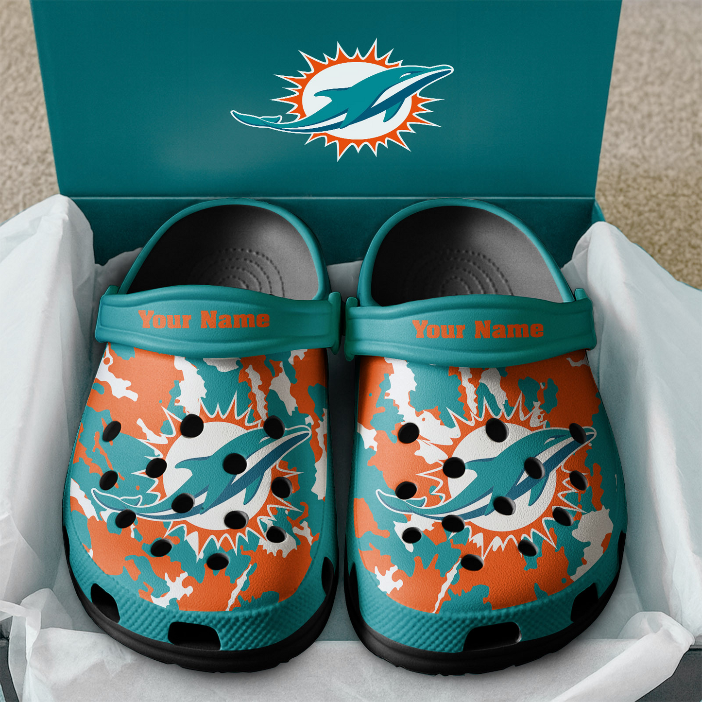 Premium NFL MIA Camo CLogs V1 NMD TTV