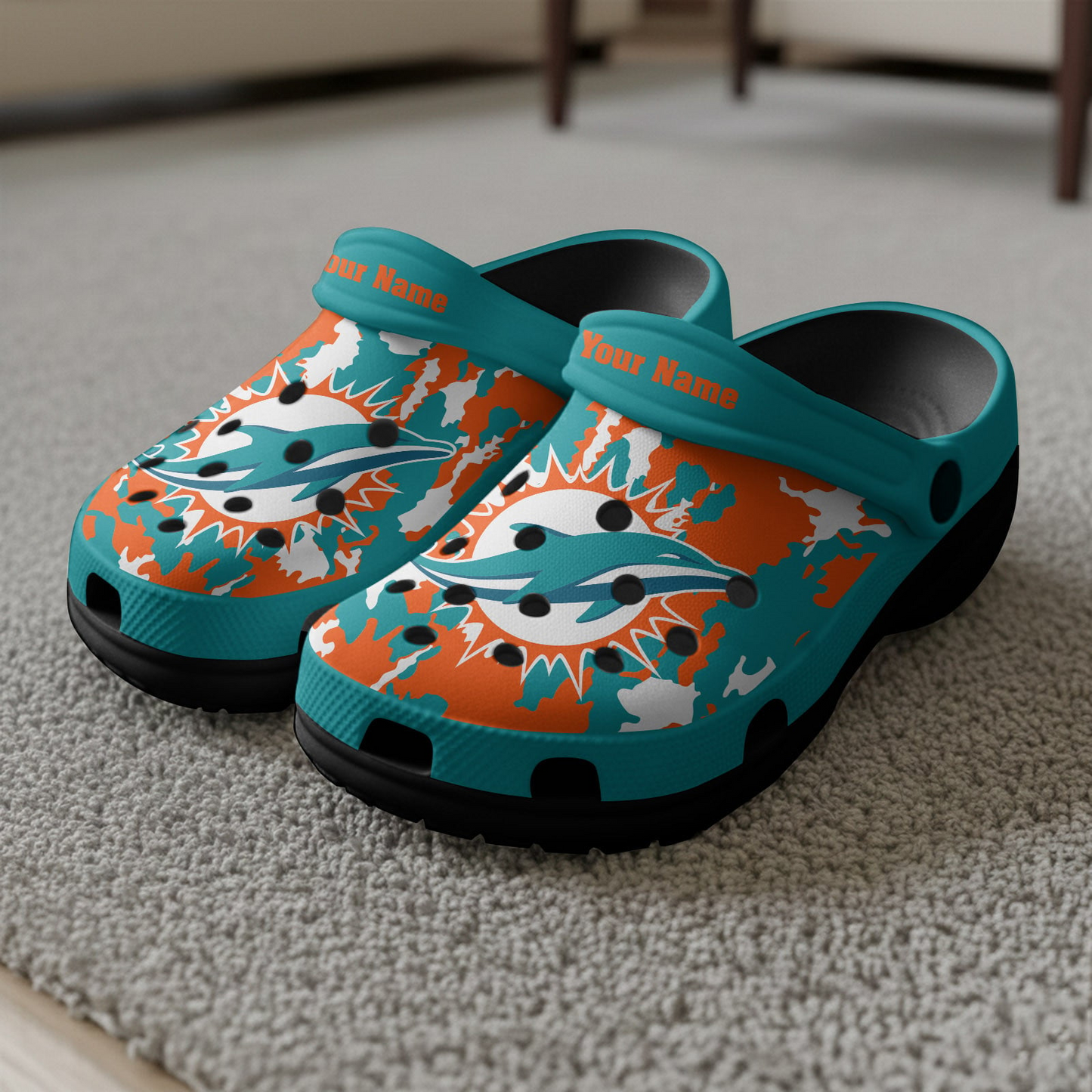 Premium NFL MIA Camo CLogs V1 NMD TTV