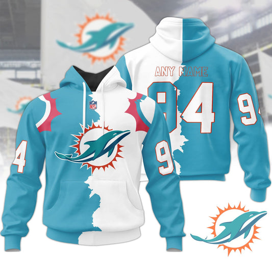 Premium NFL MIA Home Mix Away Hoodie V1 NMD NHM
