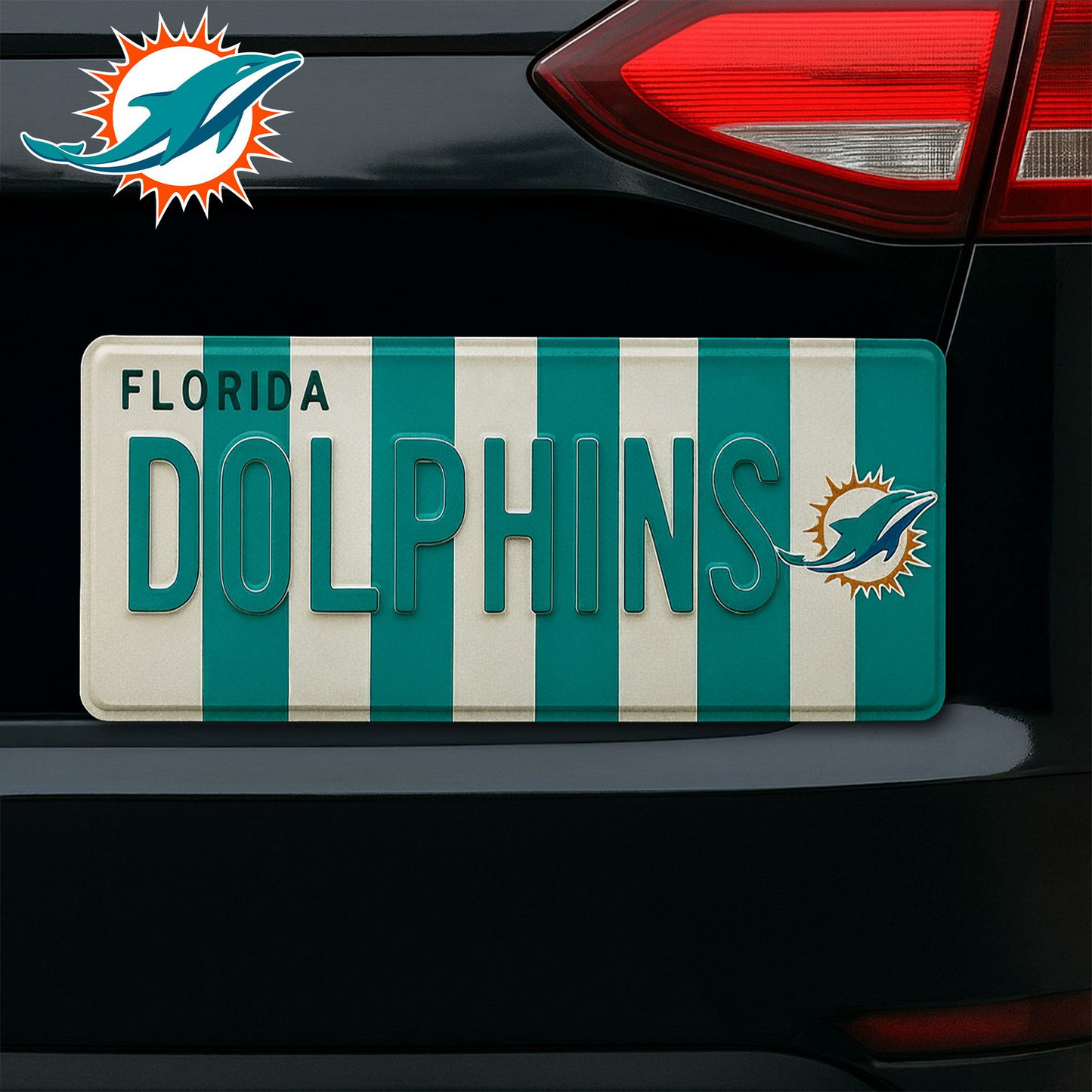 Premium NFL MIA License Plate Frame HI V1 NMD TTV