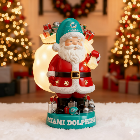 Premium NFL MIA Santa Claus Led Figure V1 NMD TTV