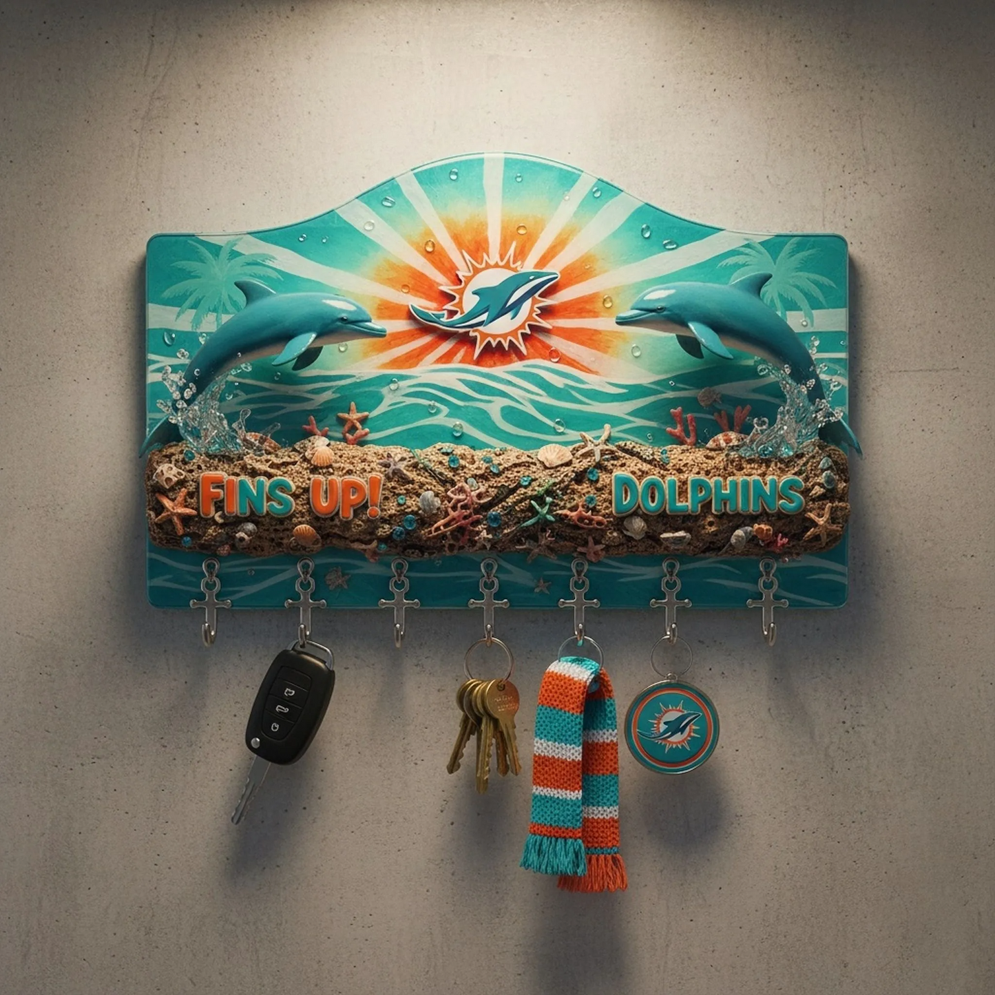 Premium NFL MIA Spirit Guardian Wall Key Holder V1 NMD TTV