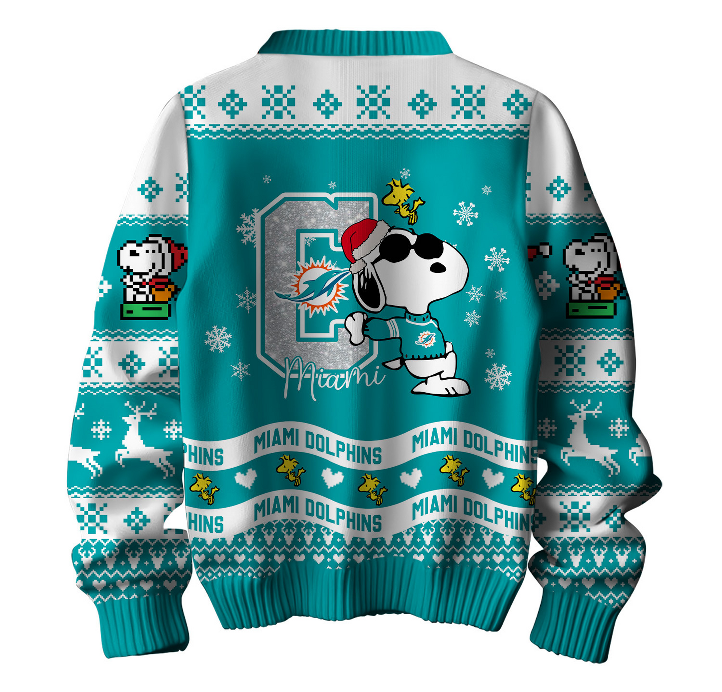 Premium NFL MIA x SNP Ugly Sweater V1 NMD TTV