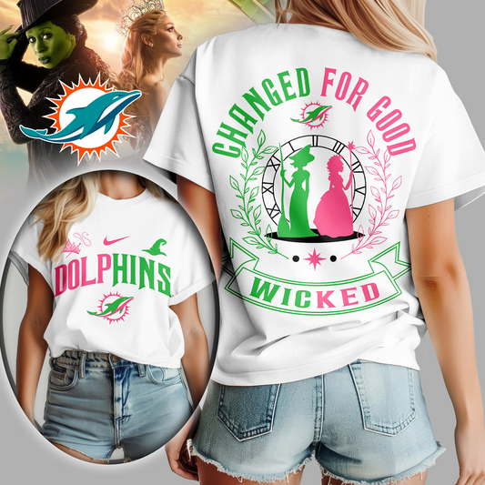 Premium NFL MIA x WCKD Changed For Good Women Shirt V1 NMD TTV