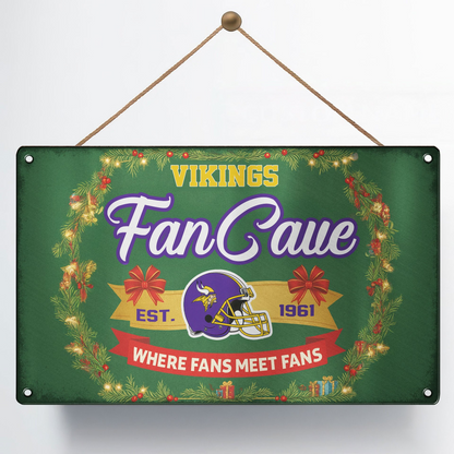 Premium NFL MIN Cave Metal Sign V2 NMD TTV