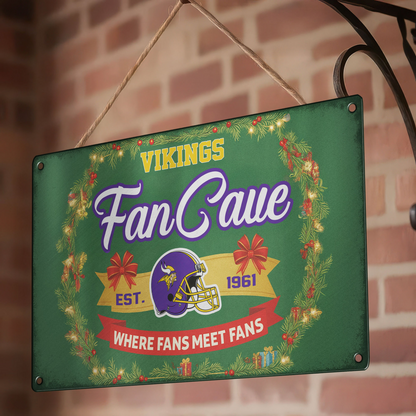 Premium NFL MIN Cave Metal Sign V2 NMD TTV