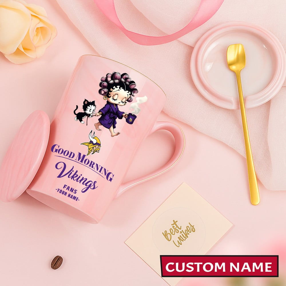 Premium NFL MIN Ceramic Women Coffee Mug V1 NMD TTV