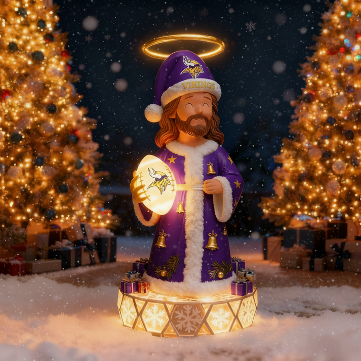 Premium NFL MIN Jesus Led Figure V1 NMD TTV