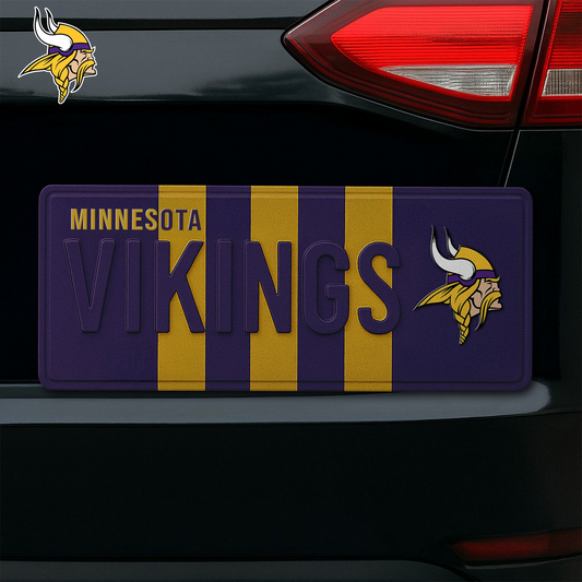 Premium NFL MIN License Plate Frame HI V1 NMD TTV