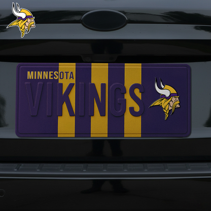 Premium NFL MIN License Plate Frame HI V1 NMD TTV