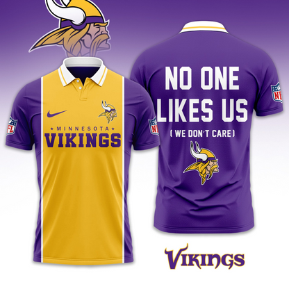 Premium NFL MIN No One Likes Us Polo Shirt V1 NMD TTV