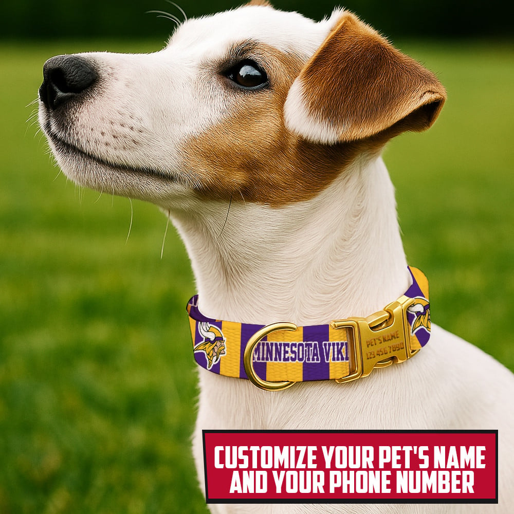 Premium NFL MIN Pet Collar V1 NMD TTV