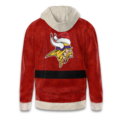 Premium NFL MIN Santa Claus Hoodie V1 NMD TTV