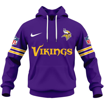 Premium NFL MIN Signature Fan Gear Hoodie V1 NMD NHM