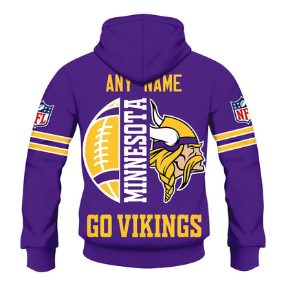Premium NFL MIN Signature Fan Gear Hoodie V1 NMD NHM