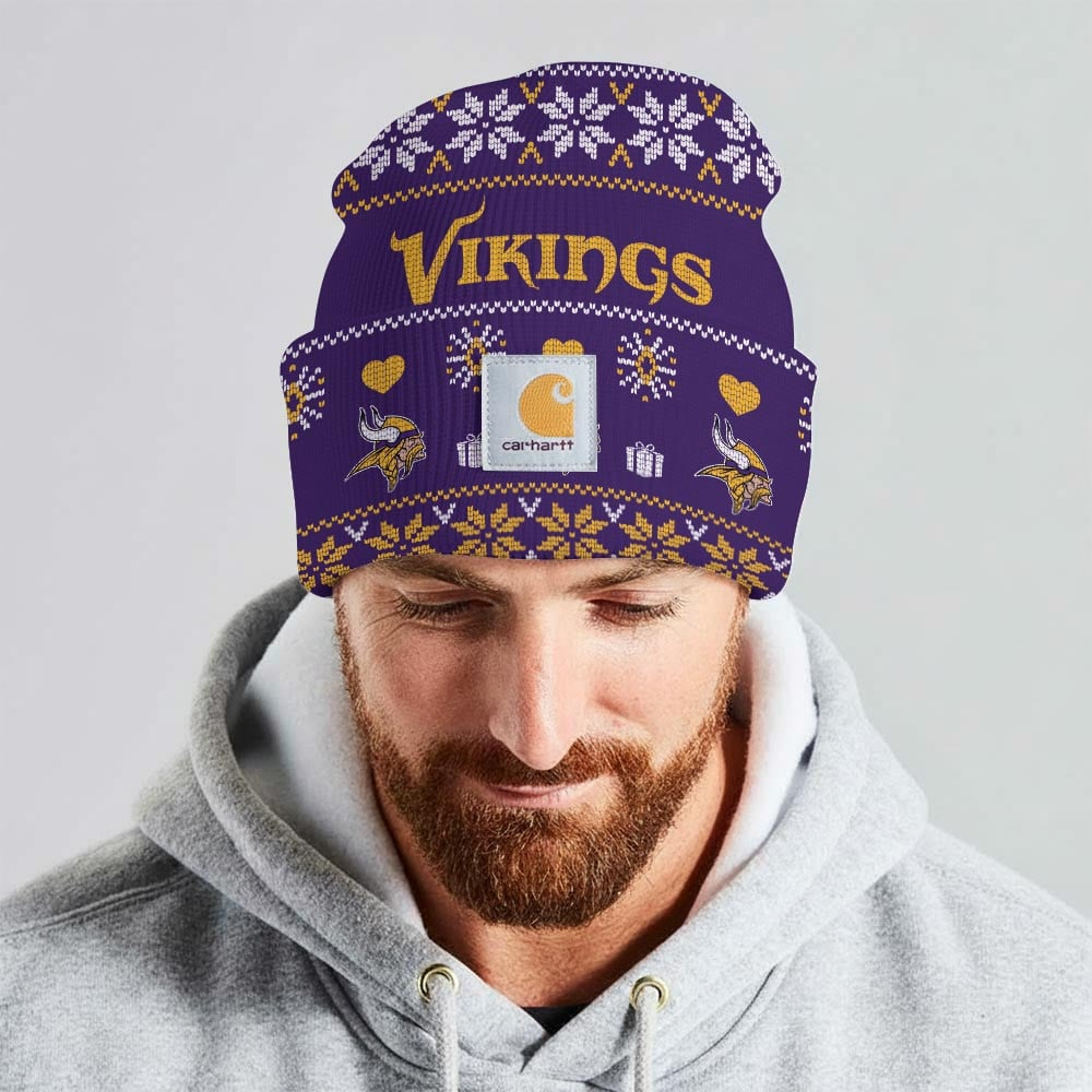 Premium NFL MIN x CH Chrismas Workwear Beanie V1 NMD TTV