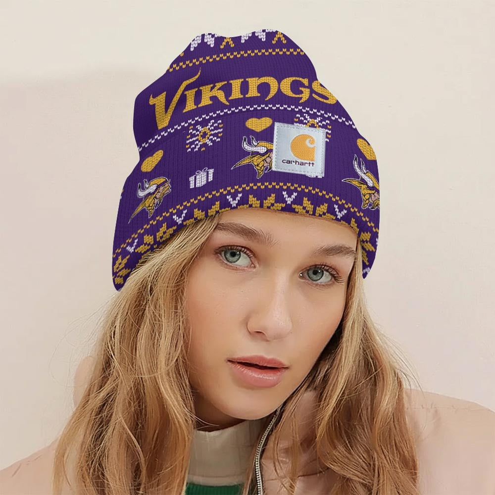 Premium NFL MIN x CH Chrismas Workwear Beanie V1 NMD TTV