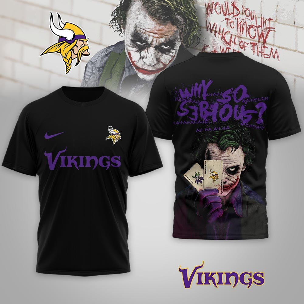 Premium NFL MIN x JOK Why So Serious T-shirt V1 NMD TTV