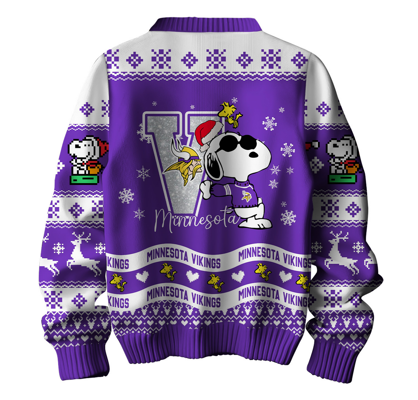 Premium NFL MIN x SNP Ugly Sweater V1 NMD TTV