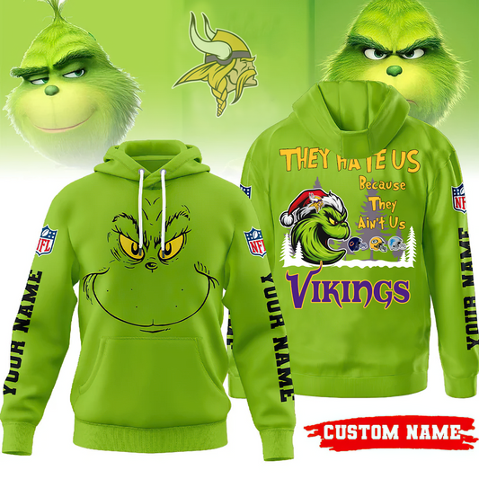 Premium NFL MIN x The Grinch Hoodie V2 NMD TTV