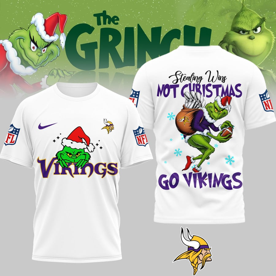 Premium NFL MIN x The Grinch Shirt V3 NMD TTV