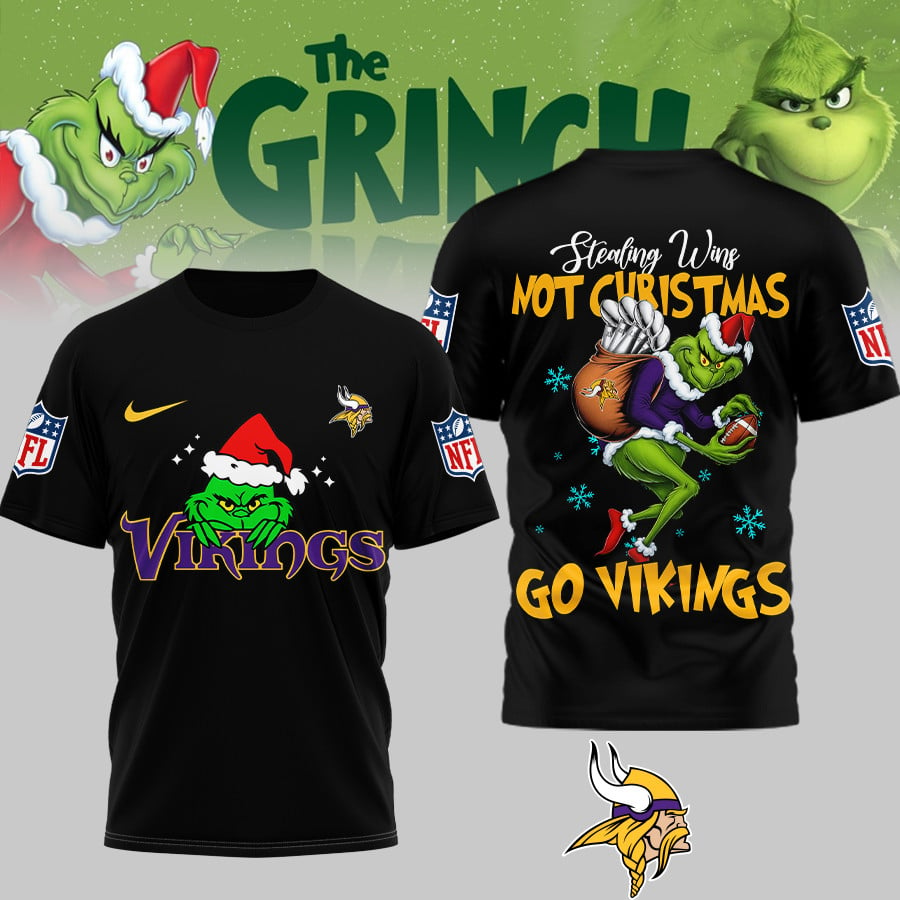 Premium NFL MIN x The Grinch Shirt V3 NMD TTV