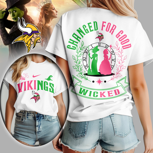Premium NFL MIN x WCKD Changed For Good Women Shirt V1 NMD TTV