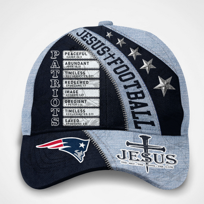 Premium NFL NE  Jesus Football Classic Cap V1 NMD TTV