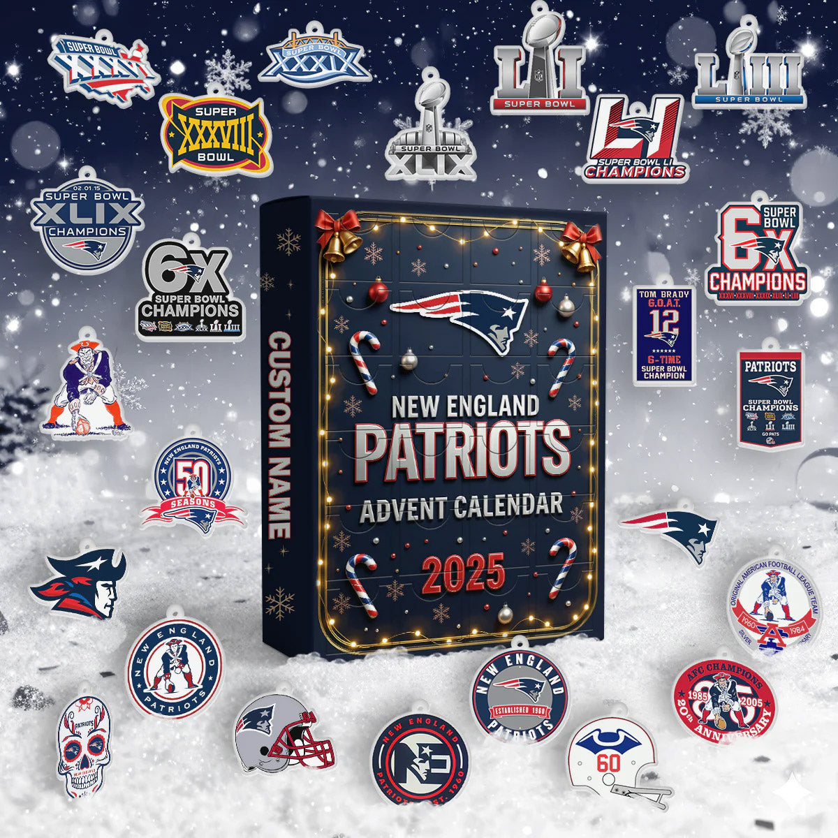 Premium NFL NE Advent Calendar 2025 V1 NMD NHM